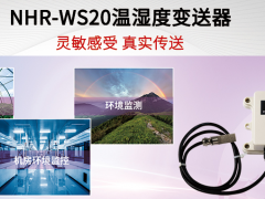 智能技術 傳感未來 虹潤環境NHR-WS20溫濕度變送器